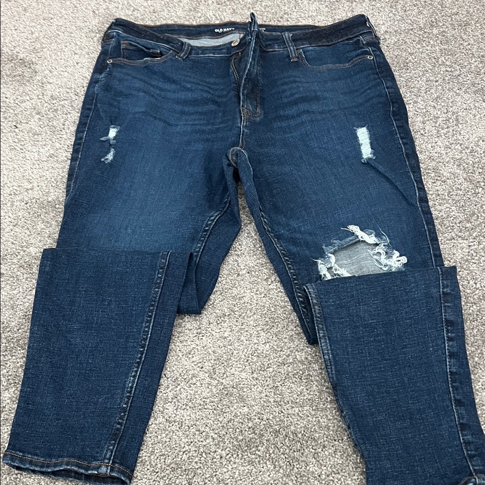 Old Navy Women's Skinny Jeans - Deep Indigo